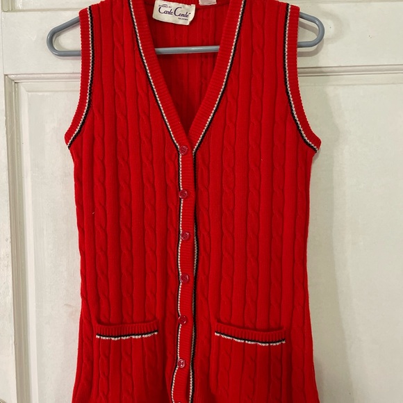 carlo conde Sweaters - Vintage 70s chunky sweater vest